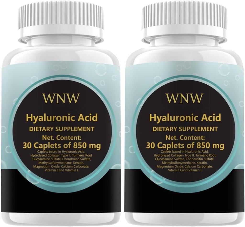 Ny Hyaluronic- Acid 30 Kapsler 850 mg (2PCS)