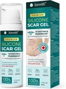 Silicone Scar Gel til Stretch Mark: 100% Silicone Scar Cream - Fjern nye gamle Skin Scars 50g