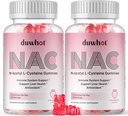 NAC Gummies 600mg, N Acetyl Cysteine Supplement NAC Chewable for antioxidants & immunsupport, Lung & Lever Health, Natural Strawberry Flavor, 120ct