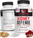 Nyre Detox & Rense Capsules - med Cranberry Extract, Astragalus Root, & mere til Urinary Tract, Nyre Defense Supplement - 60 kapsler