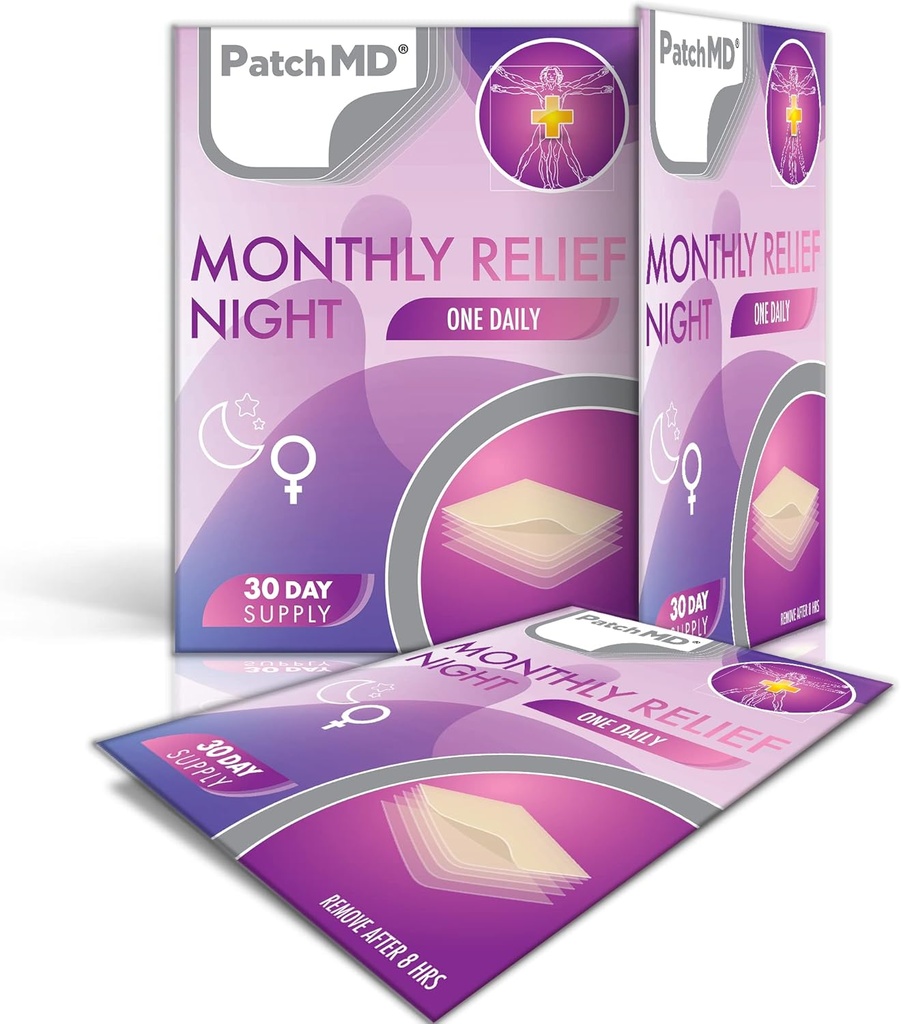 PatchMD - PMS Night tematisk patch - 30 dages forsyning