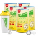 Almased staff 124; High Protein Shakes; Meal Erstatning Shake 124; Meal Erstatning Powder for Weight Loss med Shaker flaske (Vanilla Flavor, 5 Cans på 17,6 oz + Scoop)