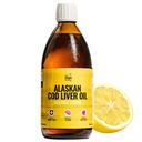 På Target Living Alaska Cod Lever Oil Flydende 124; Organic Lemon Flavor 16,67 oz