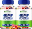 BioHeal Hamp Gummies - med Hamp Seed Extract Bio Heal Hamp Gummies Tinnitus Herbal Support, Sundhed og Wellness Support, All Natual Hamp Gummies Advanced Formel (2 Pack - 120 Gummies)