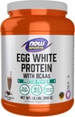NOW Foods Sports Nutrition, Egg White Protein, 20 g With BCAAs, Creamy Chocolate Powder, 1.5-Pound
