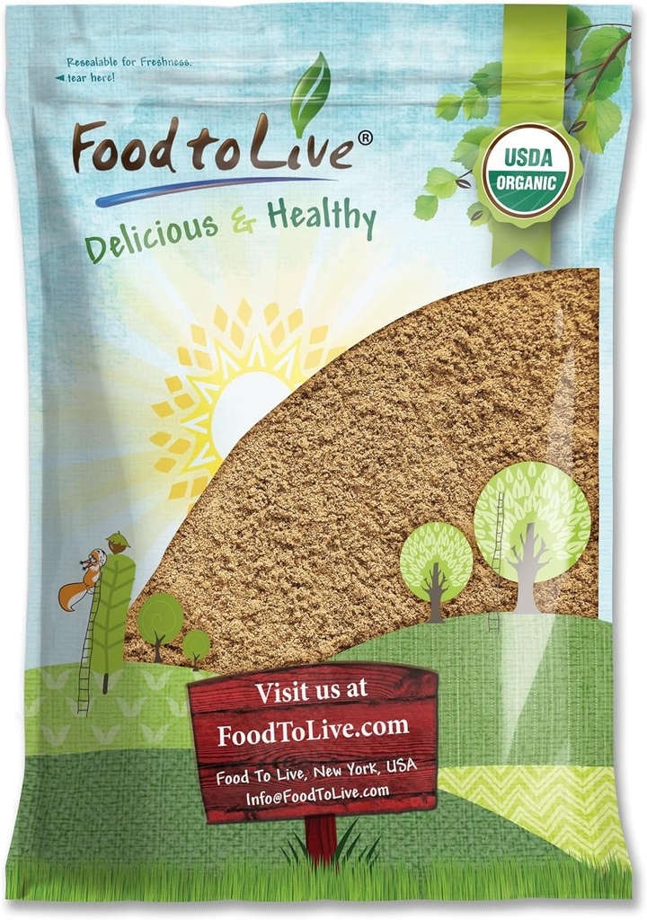 Food to Live - Organic Camu Camu Powder, 8 Pounds - Non-GMO, Kosher, Raw, Vegan Superfood, Bulk, Non-Irradiated, Pure, Great for Baking and Drinks