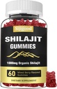 Shilajit Gummies med 85 + Trace Minerals Supplement, Shilajit til mænd og kvinder - 60 blandet berry smag Gummies