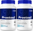 (2 Pack) Prostosil kapsler, All Natural Formel For Prostata Health Support, Maksimum Strength Herbal Supplement for Control og Samlet Sundhed, Prosto Sil Vitamin Pills Officiel anmeldelse (120 Kapsler)