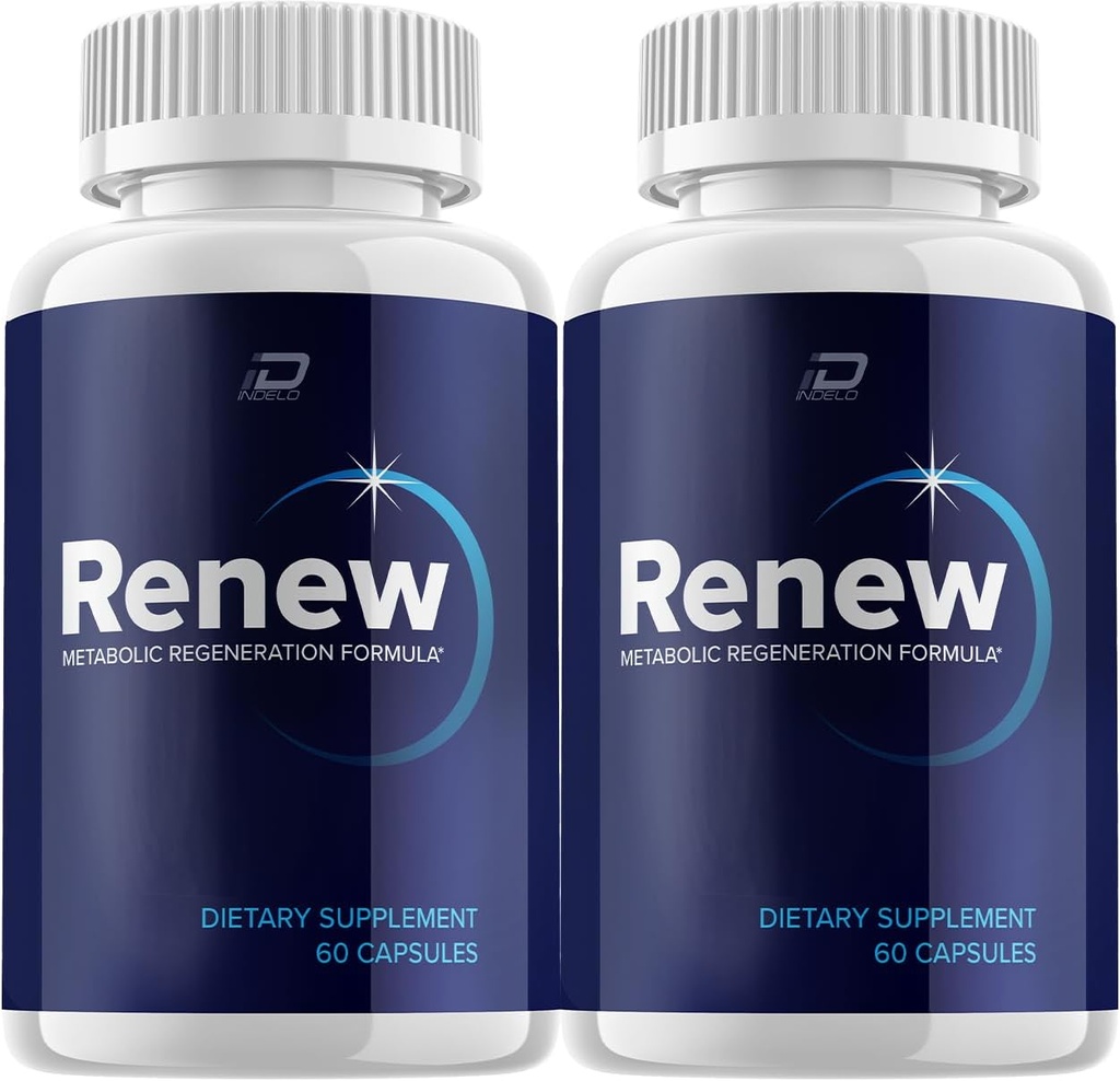Renew Capsules Supplement, Renew Metabolic Regeneration Formula, Renew Pills, Renew Capsules Reviews, Renew Maximum Strength (2 Pack - 120 Capsules)