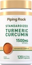 Piping Rock Turmeric Curcumin Complex | 120 Capsules | with Black Pepper Extract and Tart Cherry | Advanced Formula Supplement | Non-GMO, Gluten Free