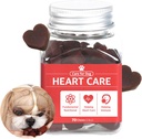 Dr.by HeartUp Heart Care Supplements for Dogs and Puppy – Soft Chews for Dogs with Colostrum, L-Carnitine and Coenzyme Q-10-2.82 oz (80g), 70 Cheese Flavored Soft Chews
