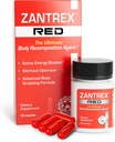 Zantrex Red Body Recomposition & Active Energy Booster Supplement 124; Understøtter Body Skulpting, øget fokus & workout ydeevne; 124; 28 kapsler