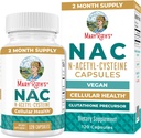 MaryRuth Organics NAC Supplement N- Acetyl Cysteine Note 124; 2 Måned Supply Memories 124; NAC 1000mg per Serving Memories 124; Vegan Capsules Memories 124; Gluthamin Precursor Memories 124; Amino Acid Memories 124; Non- GMO Memories 124; Gluten Free Memories 124; 120 Greve Memories 124; 60 Servering