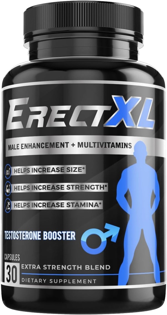 Male Performance + MULTIVITAMIN – Increase Size, Strength, Stamina | Nitric Oxide & Testosterone Enhancer w/GoatWeed & MacaRoot +19 Fast Acting Natural Ingredients