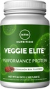 MRM Nutrition Veggie Elite Performance Protein Note 124; Cinnamon Bun Flavored Memories 124; Plant-Based Protein Memories 124; Nem at Digest; med BCAAs Memories 124; Vegan + Gluten- Free Memories 124; Clinically Testede Memories 124; Digmenty enzyme Memories 124; 30 Servering