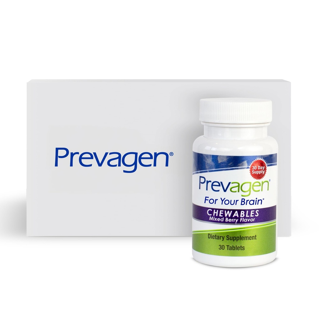 Prevagen Regelmæssig Styrke Blandede Berry Chewables - 30 tabletter (1 måned Tilgang)