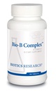 Bioteknologi Forskning Bio B Complex høj potens B- Complex med folat og vitaminer B2, B6 og B12 til energiproduktion, understøtter kardiovaskulær funktion, metaboliske pathways, hjerne sundhed 90 Tabs