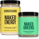NAKED Vegan Energizing Bundle Citrus Energy Nutrition Super Greens Powder Organic Greens Supplement