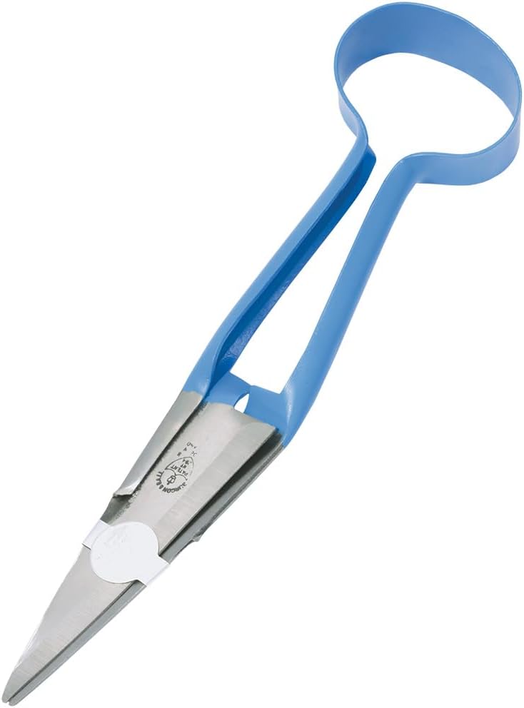 Bent Hand Shear for Uld Får & Kvæg - 5,5 "Blade - blå