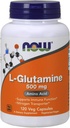 Now Foods L- Glutamin 500mg - 120 ct (pakke med 2)