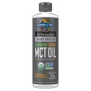 Livets have Dr. Formuleret Hjerne Sundhed 100% Organic Coconut MCT Oil 16 fl oz Unflavored, 13g MCTs, Body & Brain Fuel, Certified Non- GMO Vegan & Gluten Free, Hexane- Free