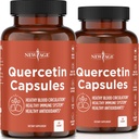 NY ALDER Quercetin 1000mg Quercetin Vegetariske kapsler 120 Tælling