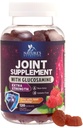 Fælles support Gummies Glucosamine Plus E-vitamin - Nature 's fælles support supplement til lejlighedsvis diskomfort for tilbage, Knæler & hænder - Cartiage & fælles sundhed & fleksibilitet support - 120 Gummies