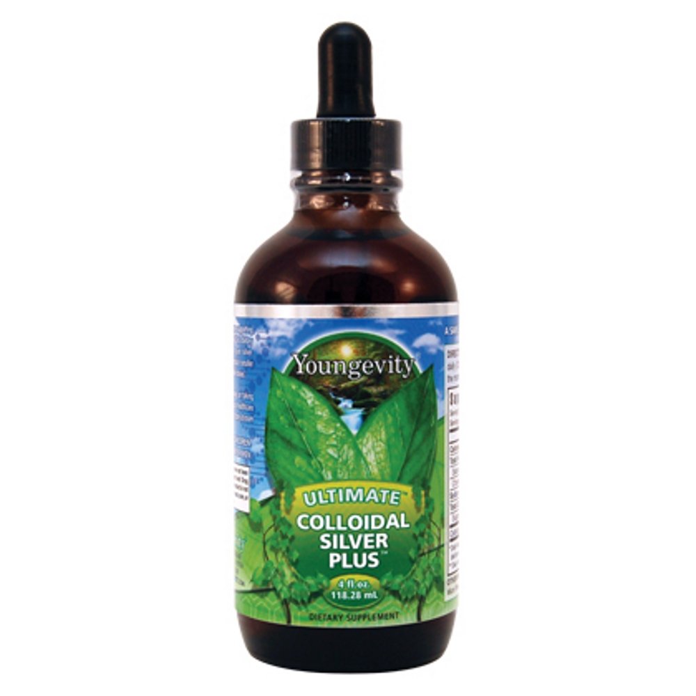 Yngre Ultimate Colloidal Sølv - 5 ppm Pure immunforsvar supplement - Naturlig immunforsvar med mikro- Fine Sølv Partikler - Vegan, Preservative- Free - 4 fl oz Dropper Flaske