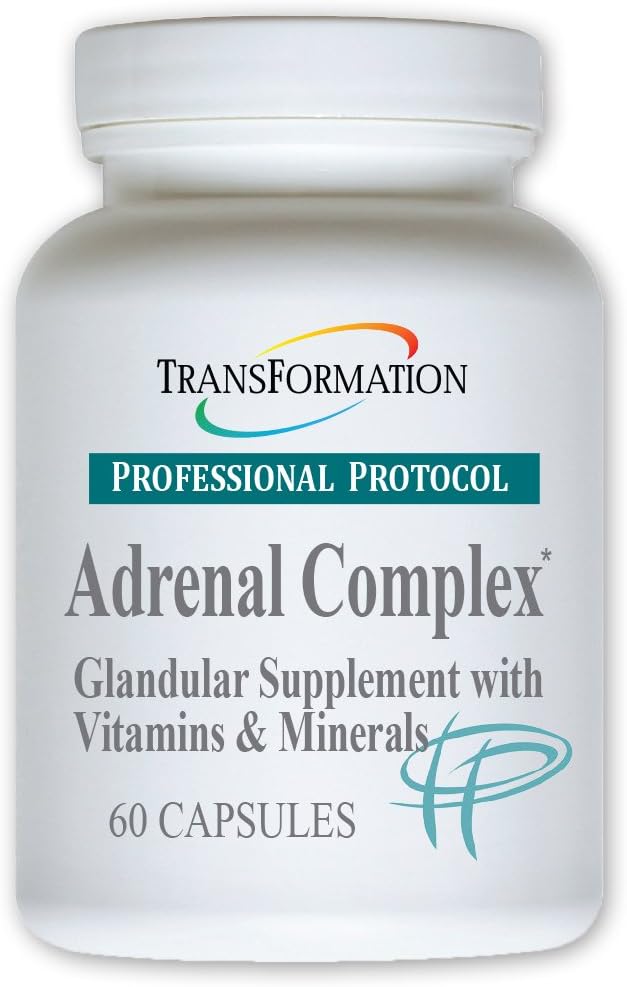TRANSFORMERING GENESIS AF GOD SUNDHED Enzymer Adrenal Complex - 60 kapsler - Synergistisk formaling af urter & vitaminer til støtte for et sundt endokrine system
