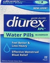 Diurex XPL Genenergiserende vandpiller - Relieve Bloating & Træthed - 22 Tæl