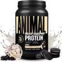 Animal Whey Isolate Protein Powder - Indlæst for Pre & Post Workout Muscle Builder og Inddrivelse med fordøjelige enzymer til mænd og kvinder - 25g Protein, Great Smag, Lavsukker - Cookies & Cream 2 lbs