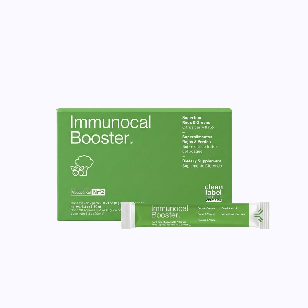 Immunocal Booster - tillæg med mere end 50 Frugter & Veggies, Relieves Inflammation, Immun Support, Antioxidant, Selenium + Sulforaphane (Nrf2 Aktivator ™) Name 124; Gluten Free, Sugar Free