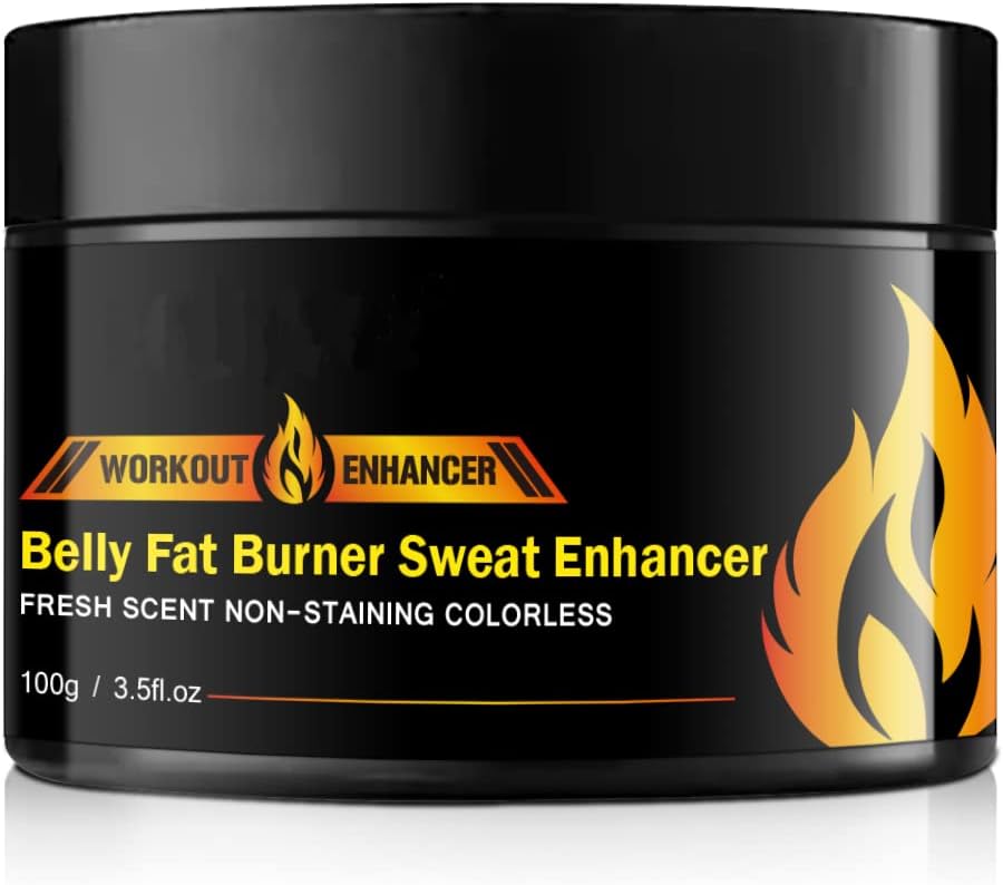 Hot Cream til Belly Fat Burner, vægttab Sweat Workout Enhancer Gel, Fat Burning Cream til Mave Fat Burner, Cellulite Cream Slimming og Shaping Body, Deep Tissue Massage & Muscle