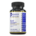 Premier Research Labs Reishi immunsupport- Reishi Mushroom kapsler, Organic Reishi Mushroom ekstrakt for kvinder og mænd, Indeholder rød alger, gurkemeje, mælk tidsel - 90 Pure Vegan kapsler