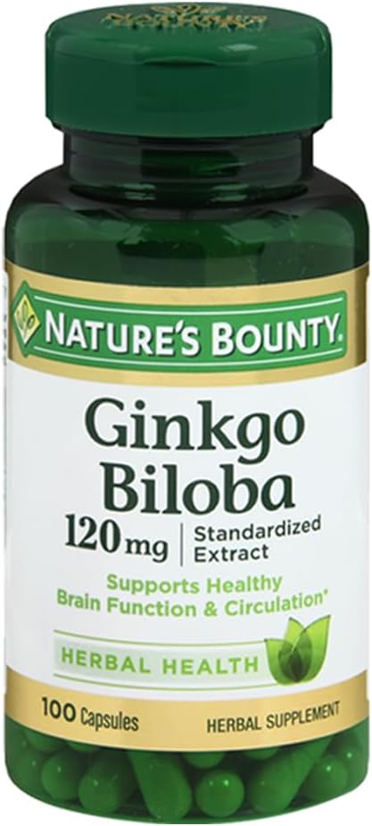 Nature 's Bounty Ginkgo Biloba 120 mg 100 CT