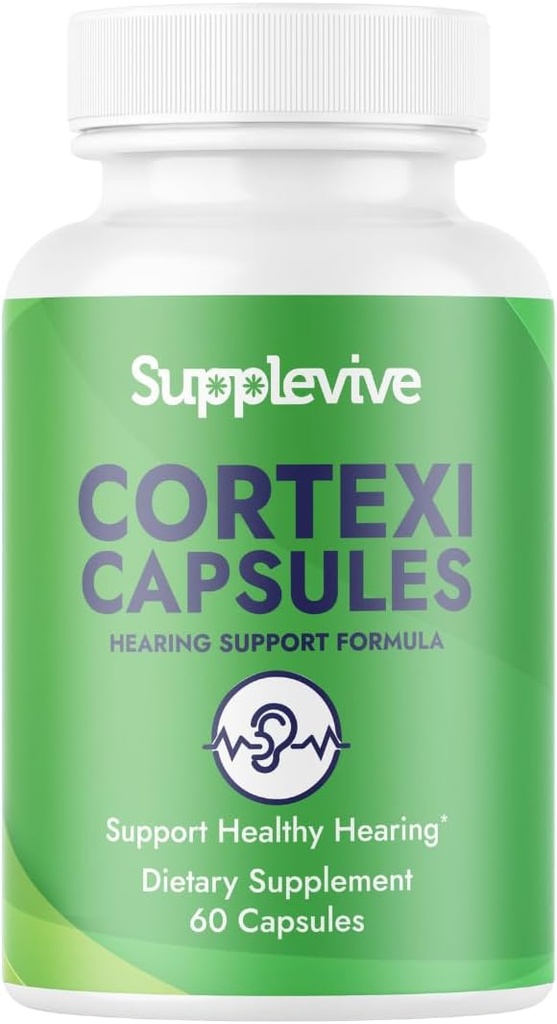 Cortexi hørelse Support Formel - Øre Tinnitus Relief for Ringende Øre, Tinnitus supplement & hørelse Vitaminer til at hjælpe stille støj, sikkert og naturligt, 60 kapsler (1)