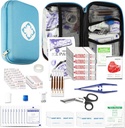 Car- Home Survival First-Aid Kit Emergency- Kit - Blå 273Piece Udstyr Rejseartikler Førstehjælp Sæt Hjem Essentials Camping Vandring YIDERBO