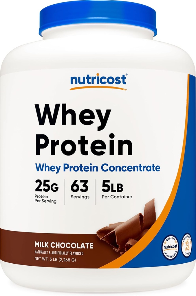 Nutricost Whey Protein Koncentrat (chokolade) 5LBS