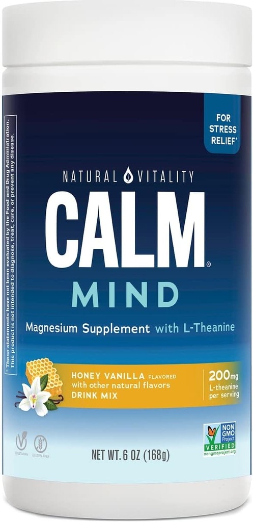 Naturlig Vitality rolig sind - Honey Vanilla 6 oz Pwdr
