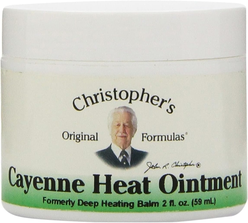 Christopher 's Original Formulas Cayenne Heat Salve, Varm Urtematisk for discomfort & Circulation, 2 fl oz