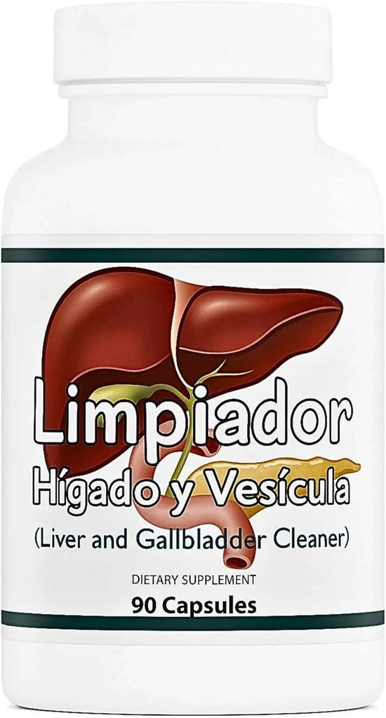 Limpiador Hígado y Vesícula, Leverstøtte, Mælketidsel ekstrakt, 90 kapsler