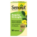 Senokot Regelmæssig styrke Senna Laxative tabletter Forstoppelse Relief for voksne, 50 tal
