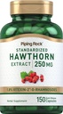 Piping Rock Hawthorn Berry Capsules Note 124; 250mg