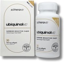 ScimeraMD ® Ubiquinol Coenzym Q10 Kaneka QH Antioxidant Supplement for Heart Health and Cellular Energy Production, 30 CT