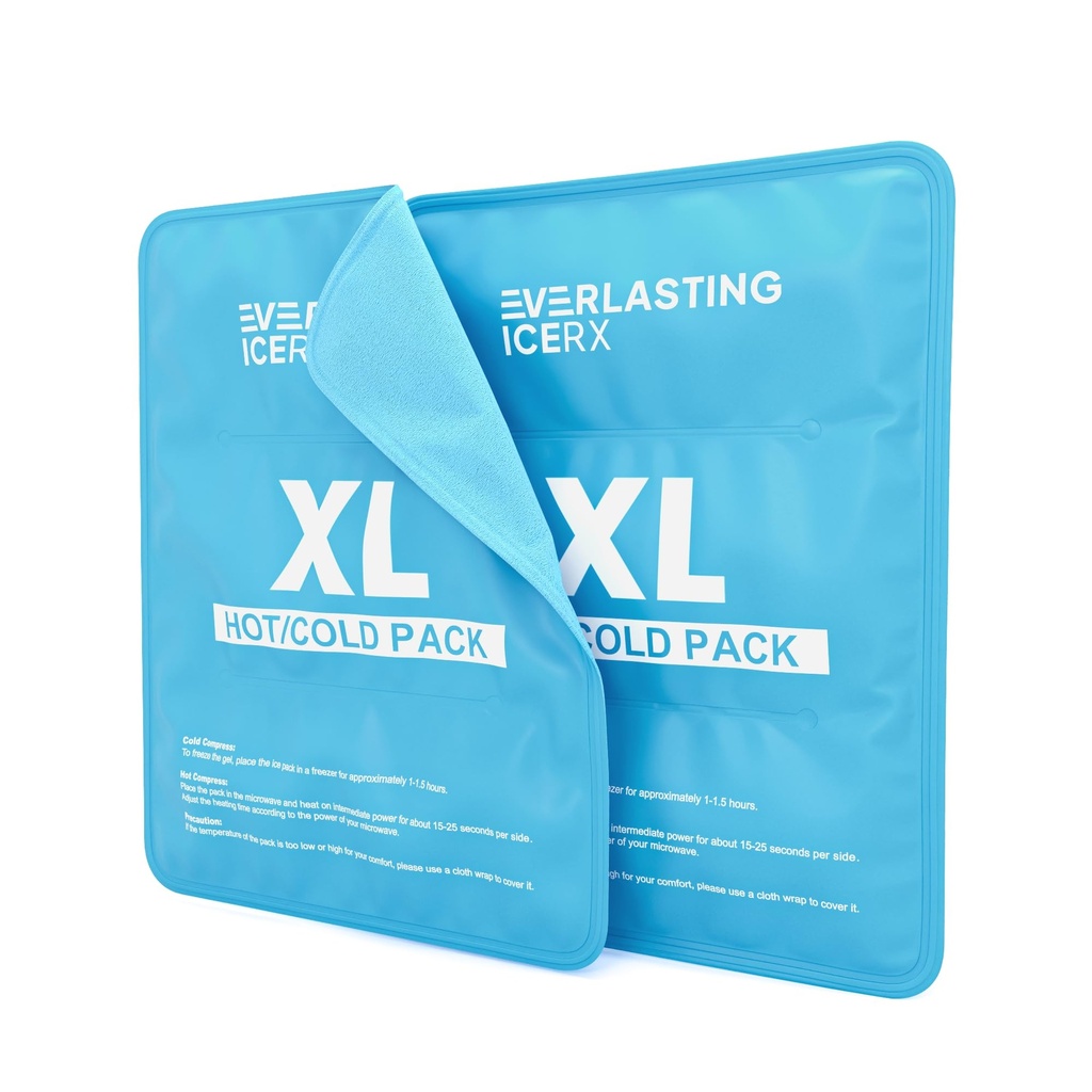 Genbrugelig Ice Pack til læsioner • 124; 11 "x 14,5" - 2 Pack XL
