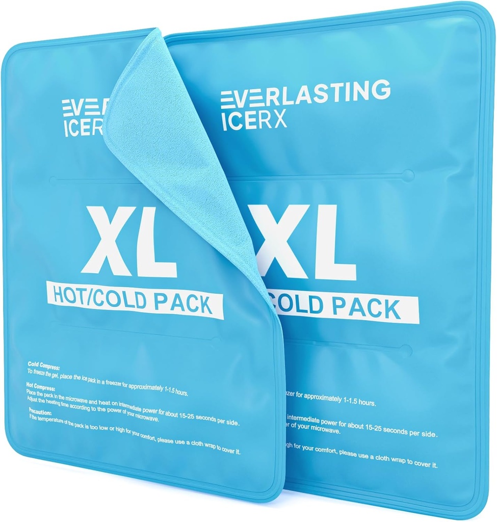 Genbrugelig Ice Pack til læsioner • 124; 11 "x 14,5" - 2 Pack XL