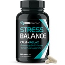 Calming Cortisol Supplement for mænd - Klinisk valideret sensoril Ashwagandha for mænd til stress management - Afslappende Cortisol Reducer Mood Support for Balanced Energy & Focus (1 måned)