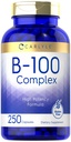 Carlyle B- 100 Complex Vitamin Note 124; 250 kapsler