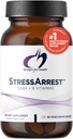 Design for Health StressArrest - 300mg GABA med glycin, pantothensyre + Niacinamid (vitamin B3) til fremme af en rolig stress respons - ikke-GMO Gluten Free Supplement (90 kapsler)