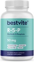 BESTVITE Riboflavin- 5 - Phosphat 50mg (120 vegetariske kapsler) - Ingen stearater - Vegan - Ikke GMO - Gluten Free - Bioactive Form of Vitamin B2
